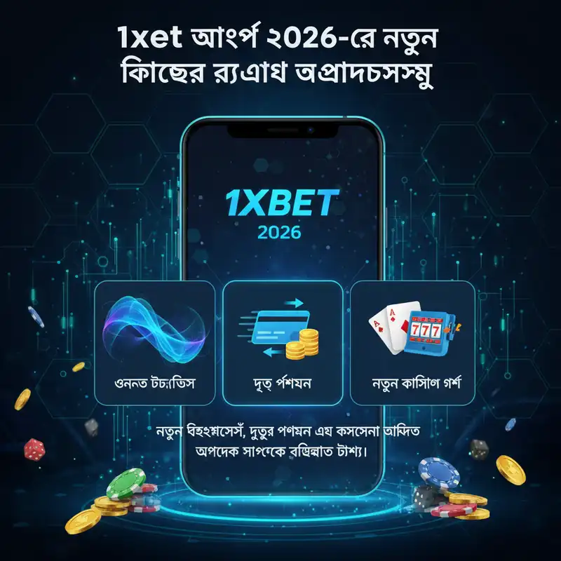 1xbet অ্যাপ ২০২৬ নতুন ফিচার এবং আপডেট